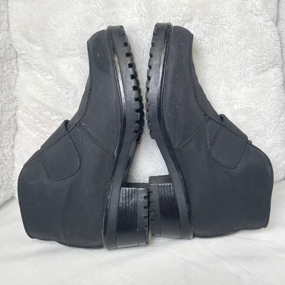 TOTES All Weather Jennifer Black Block Heel Size 7M Ankle Boots Women's - Picture 4 of 8